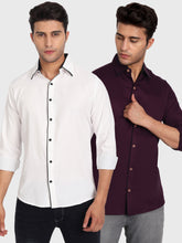Mens Casual Full Sleeve XMan Shirt (Pack 2)